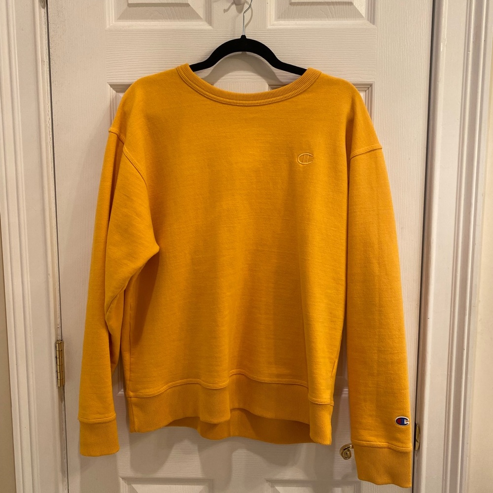 Unisex Yellow/Gold Champion Crewneck